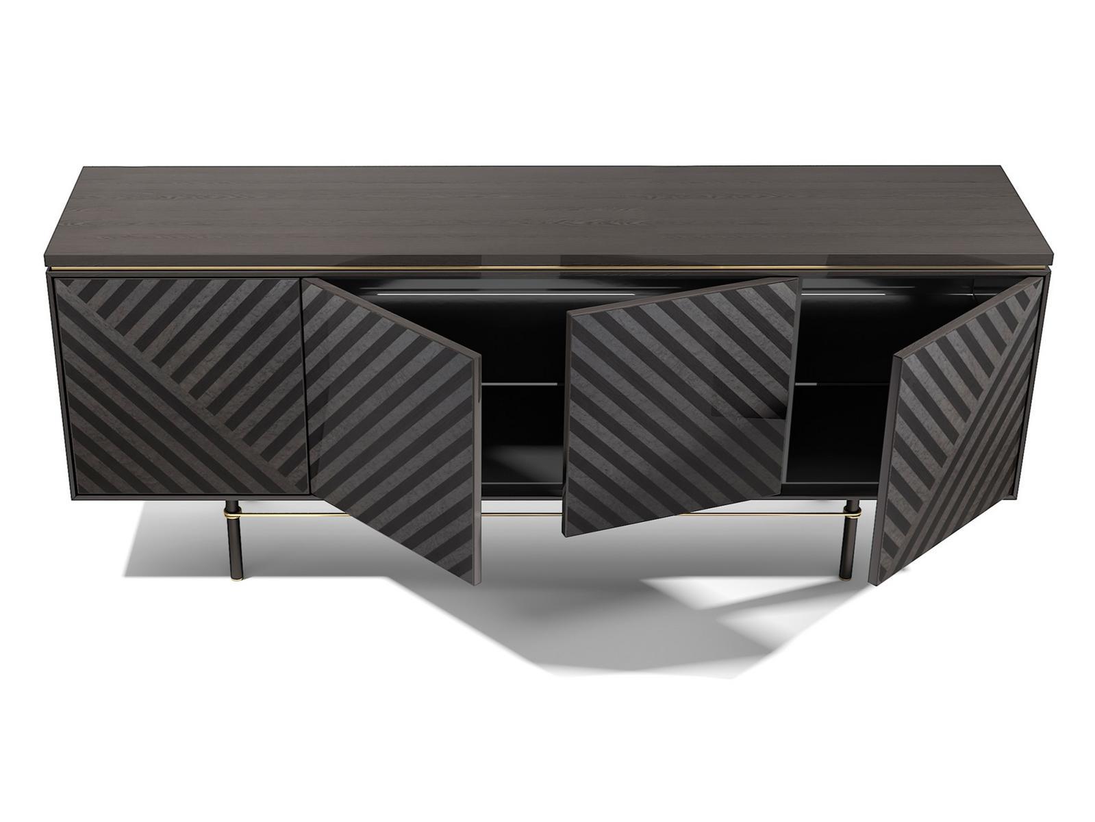 Wooden sideboard with doors | Zefiro by Capital Collection