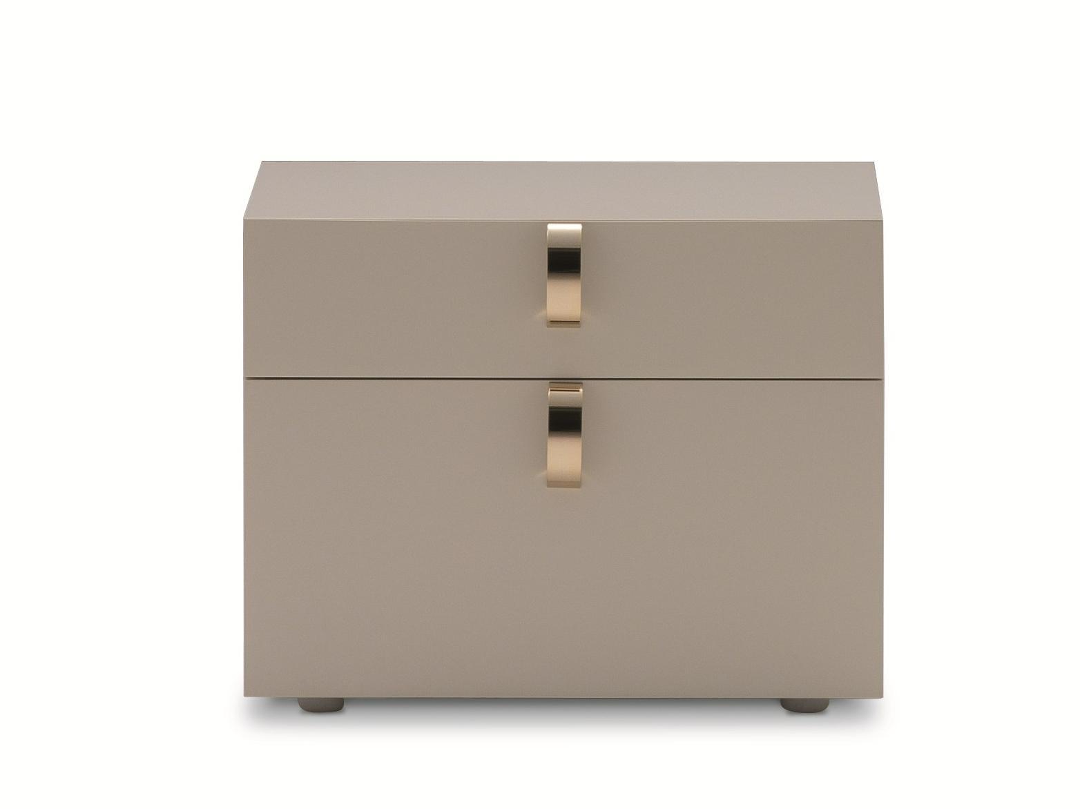 Bedside table with drawers | Splendor by Flou