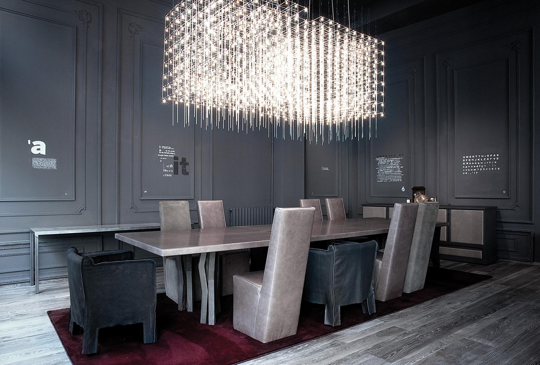 LED direct-indirect light metal pendant lamp |  by Baxter