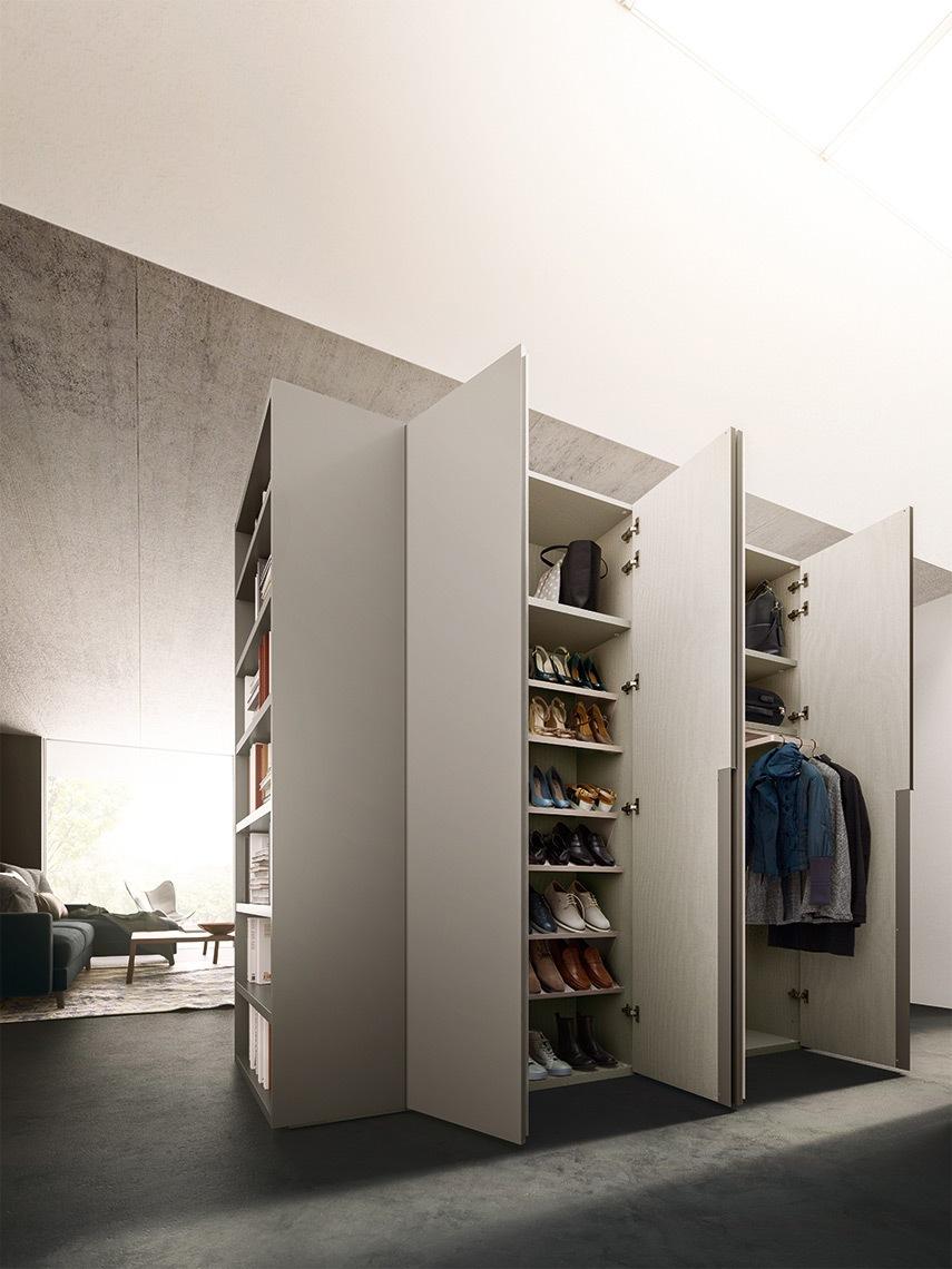 Modular lacquered wardrobe with doors | Go by ALF Dafre