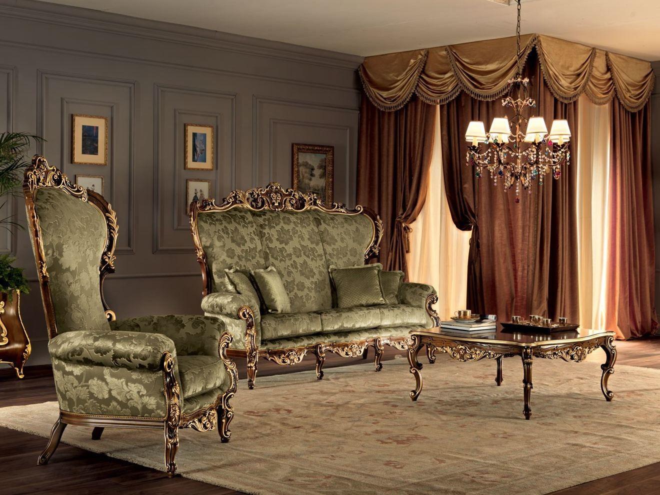 Low square solid wood coffee table | 11621 by Modenese Gastone