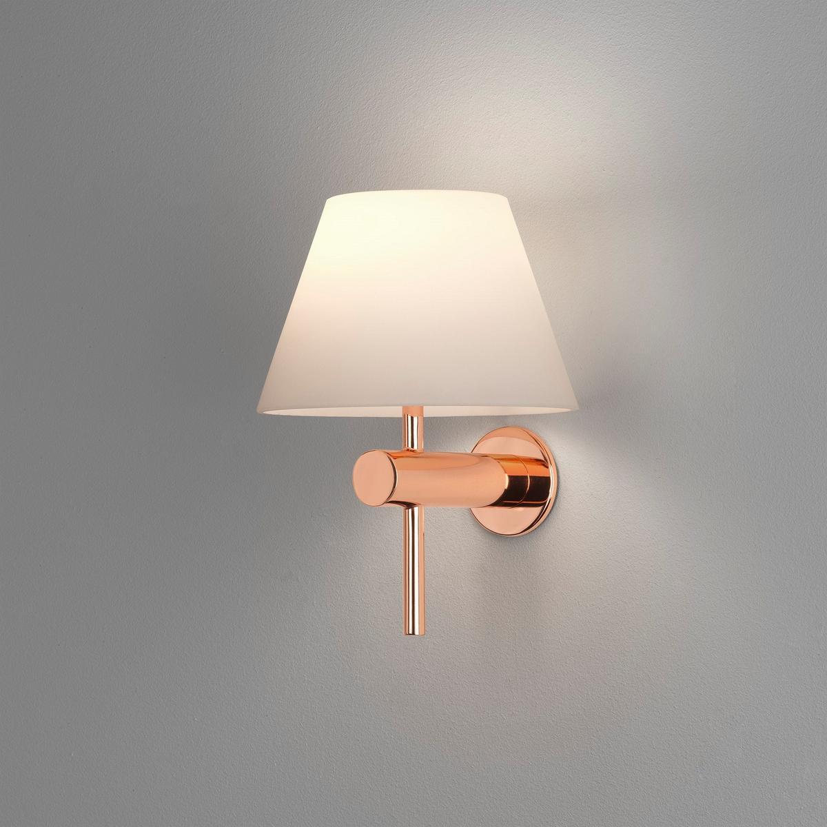 Glass and steel wall light with dimmer | Roma by Astro lighting
