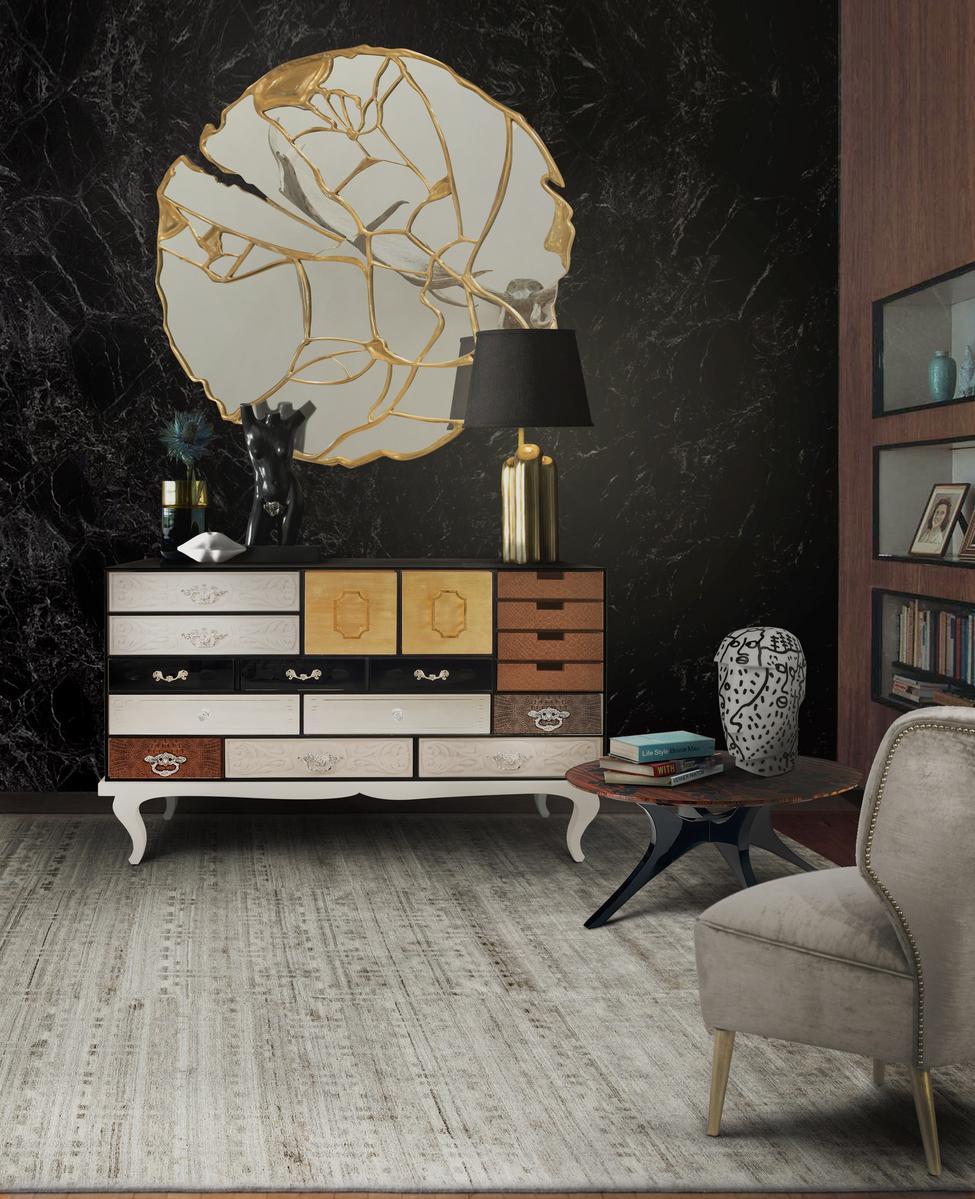 Round wall-mounted mirror | Glance by Boca Do Lobo