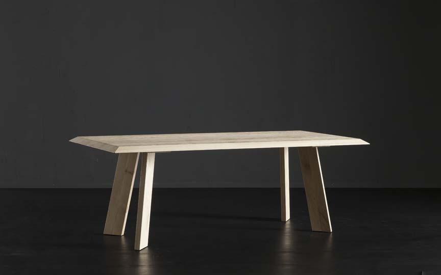 Rectangular wooden dining table | Rio + Street by Altacorte