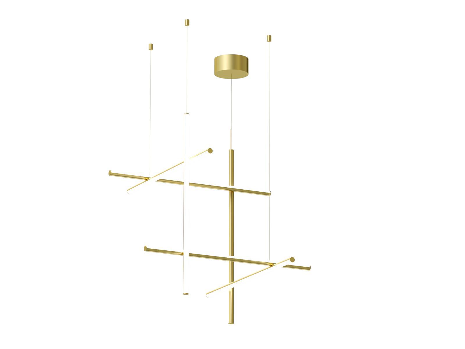 LED extruded aluminium pendant lamp | Coordinates S3 by Flos