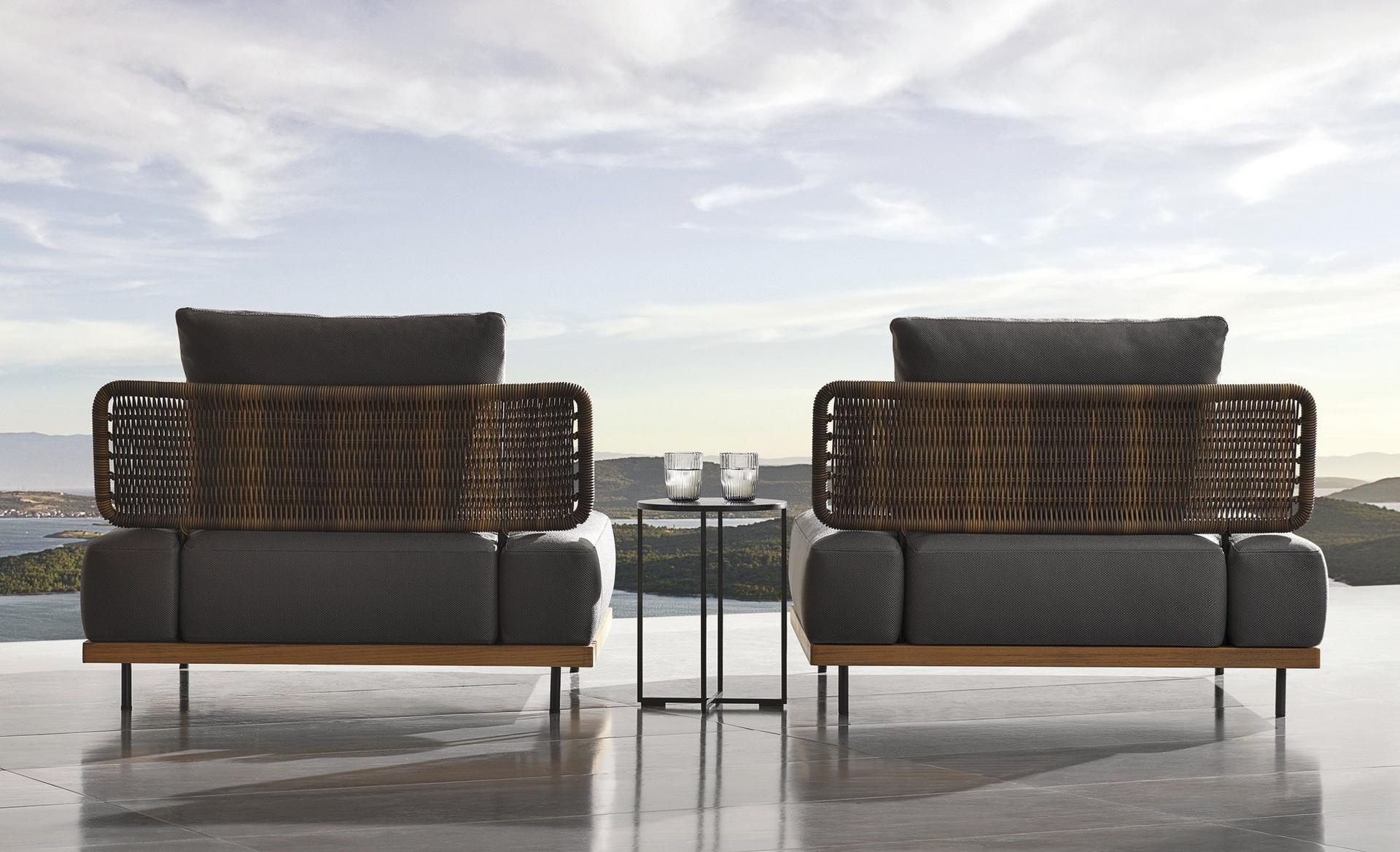 Outdoor sofa | Quadrado by Minotti