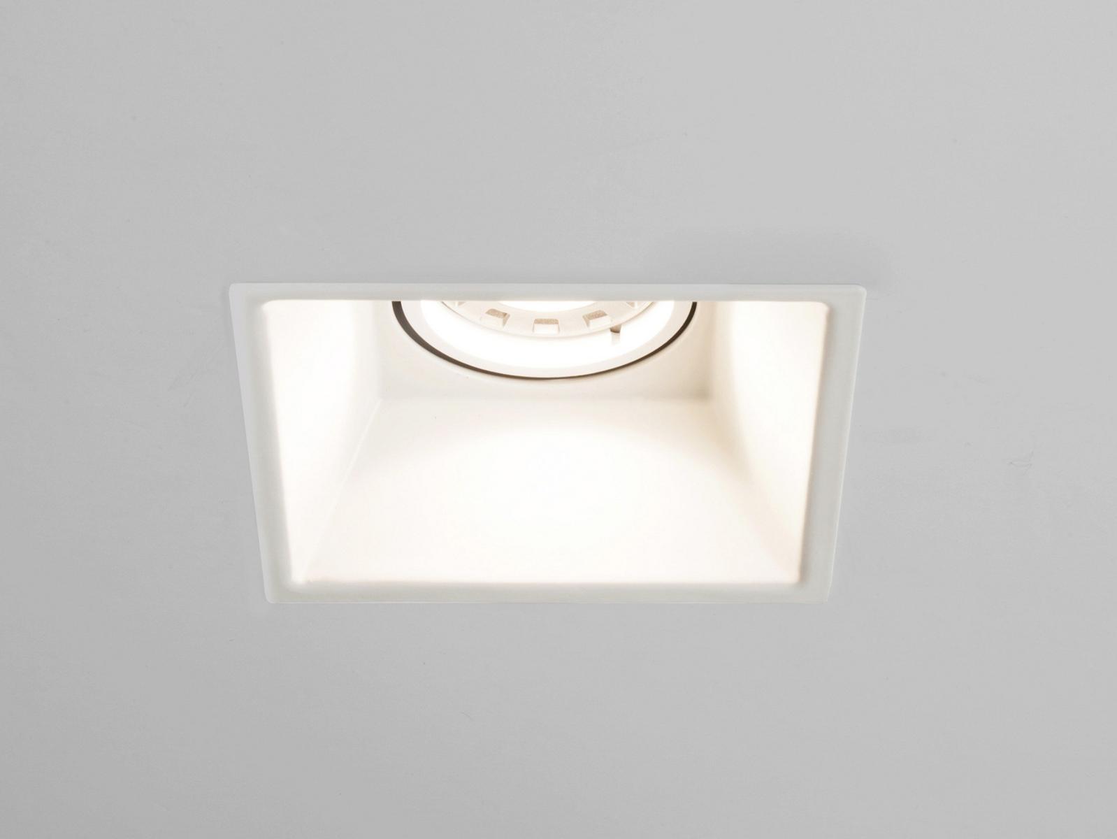 LED square ceiling steel spotlight | Minima Square Fire-rated by Astro lighting