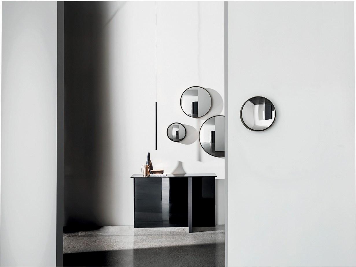 Round wall-mounted mirror | Sail by Sovet