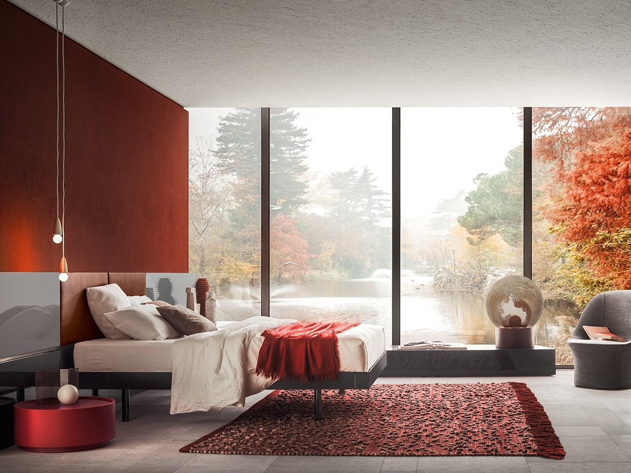 Wooden double bed | Alfa by Pianca