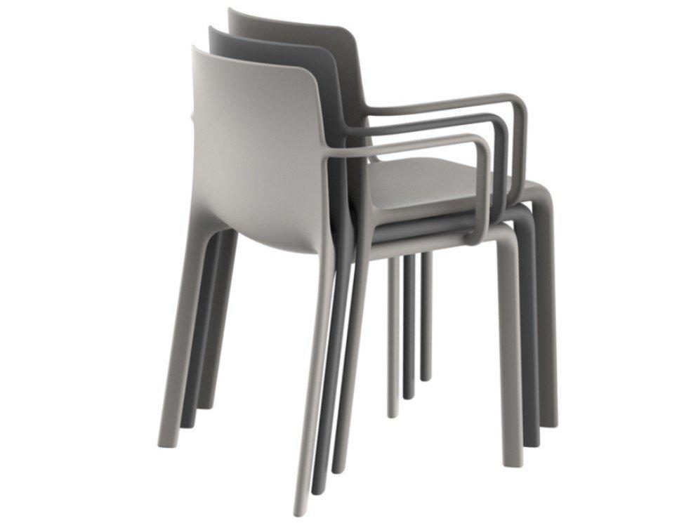 Garden chair with armrests | Kes by Vondom