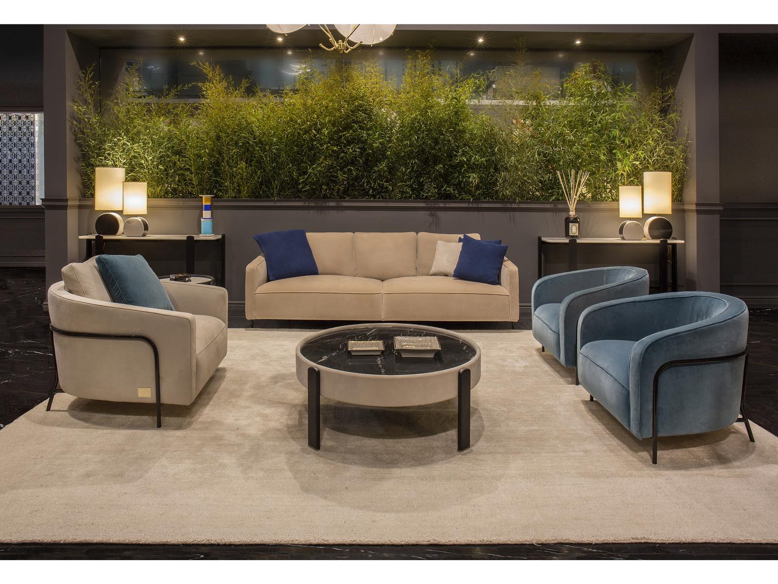 Nabuk armchair | Giulia by Formitalia