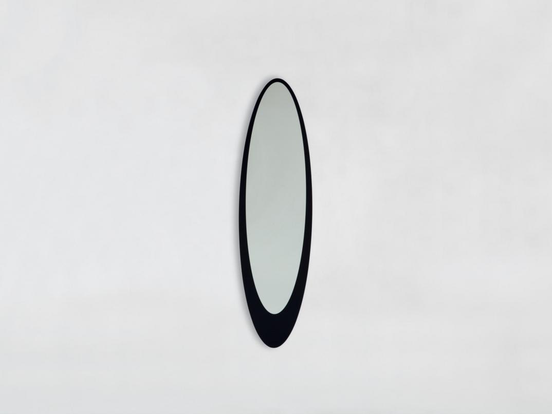 Oval wall-mounted framed mirror | Olmi by Tonin Casa