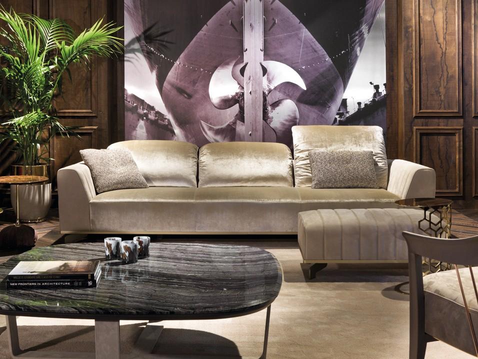 Modular fabric sofa | Sheffield by Longhi