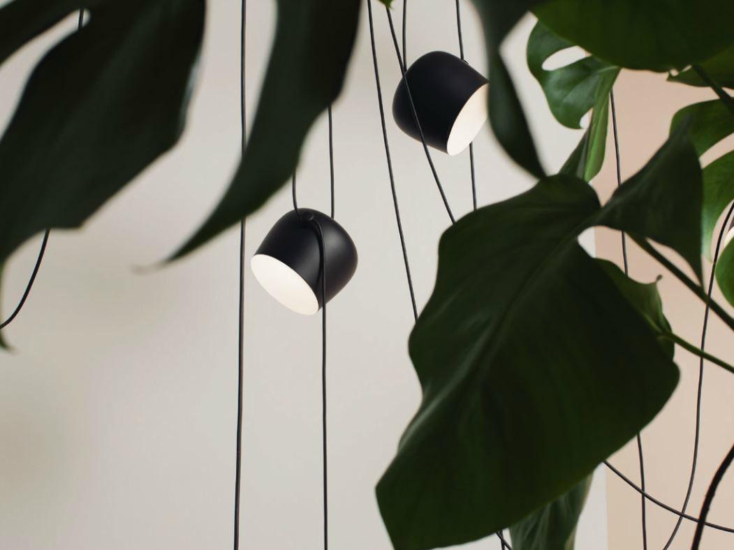 LED direct light pendant lamp | Aim Cable-plug by Flos