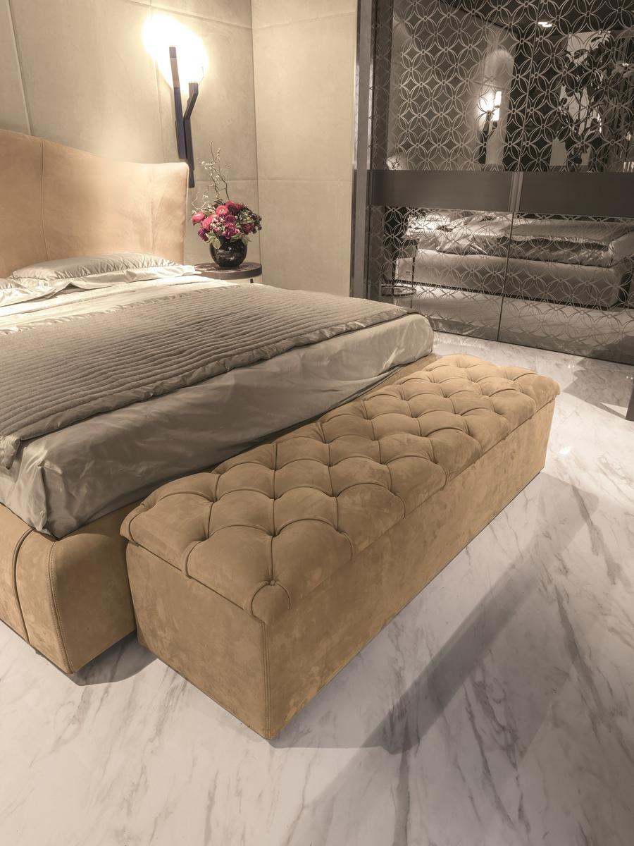 Velvet indoor benche | Sam by Longhi