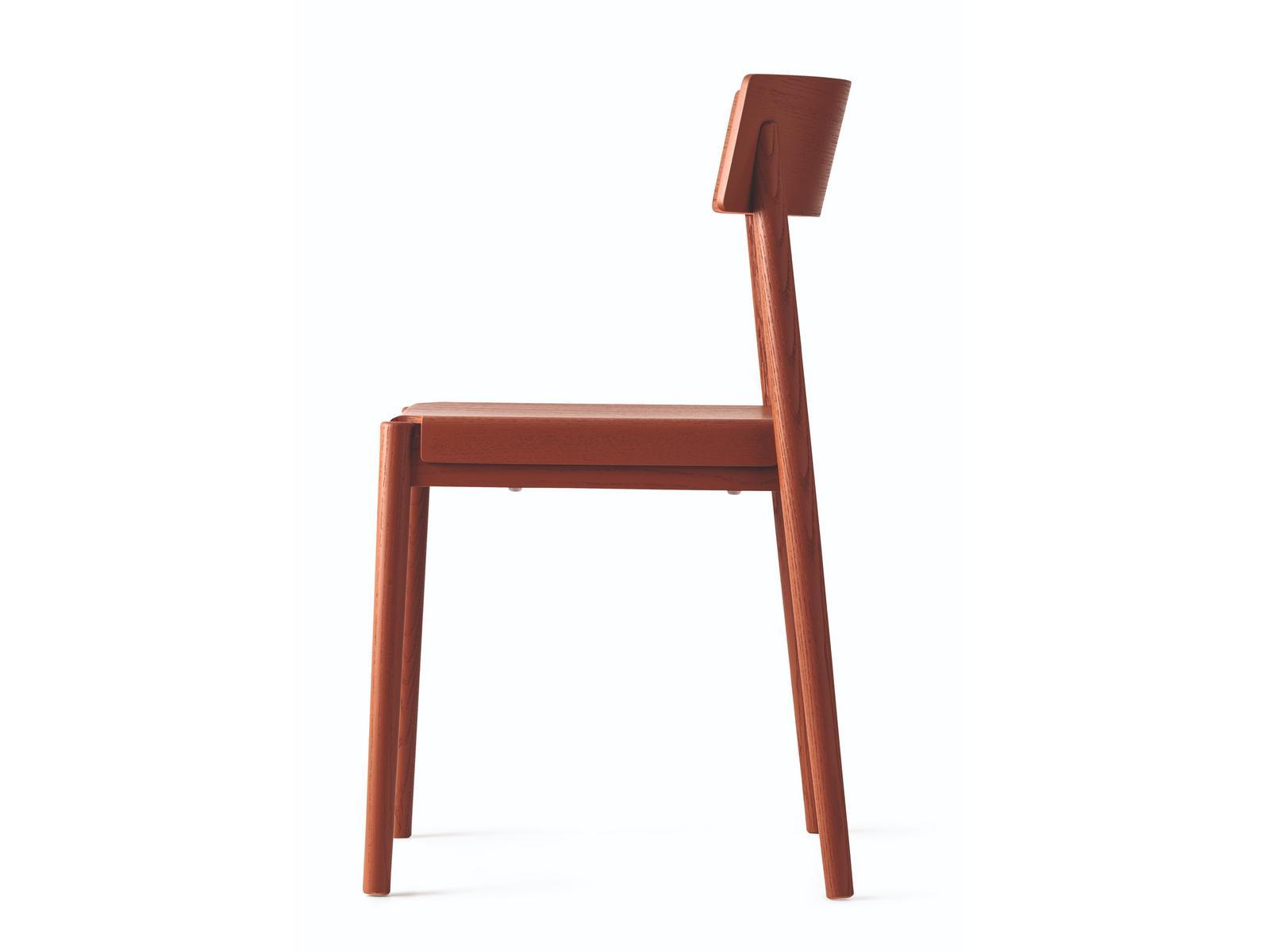 Stackable wooden chair | Scandia by Calligaris