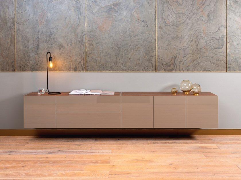 Wooden TV cabinet / sideboard | 9200 Stretto by Rolf Benz