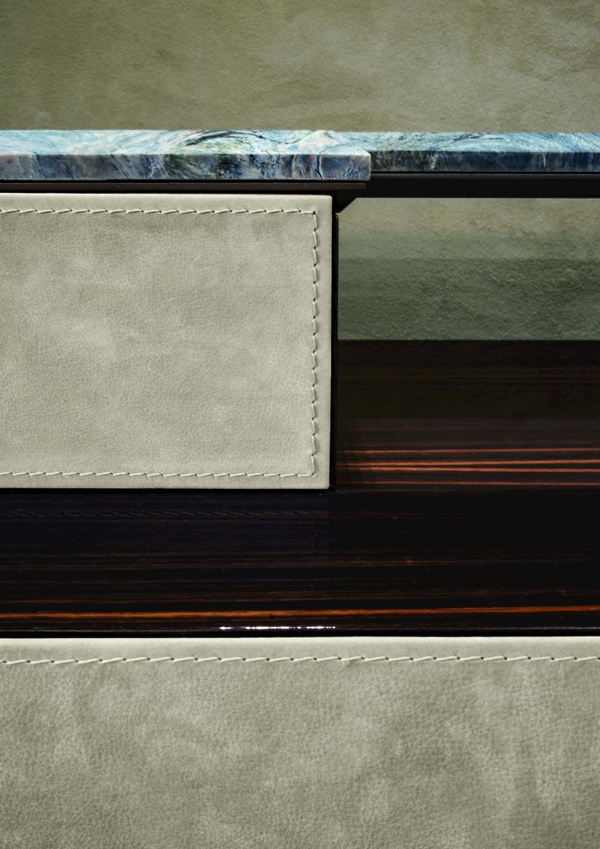 Modular metal sideboard with drawers | Neptune by Longhi