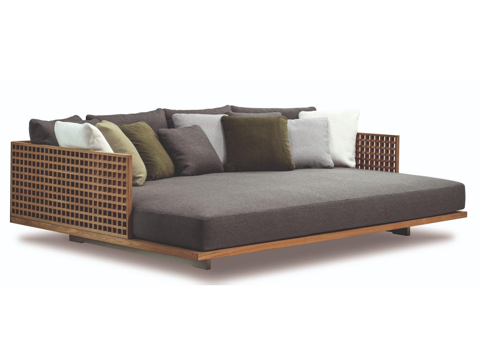 Teak garden bed | Quadrado by Minotti