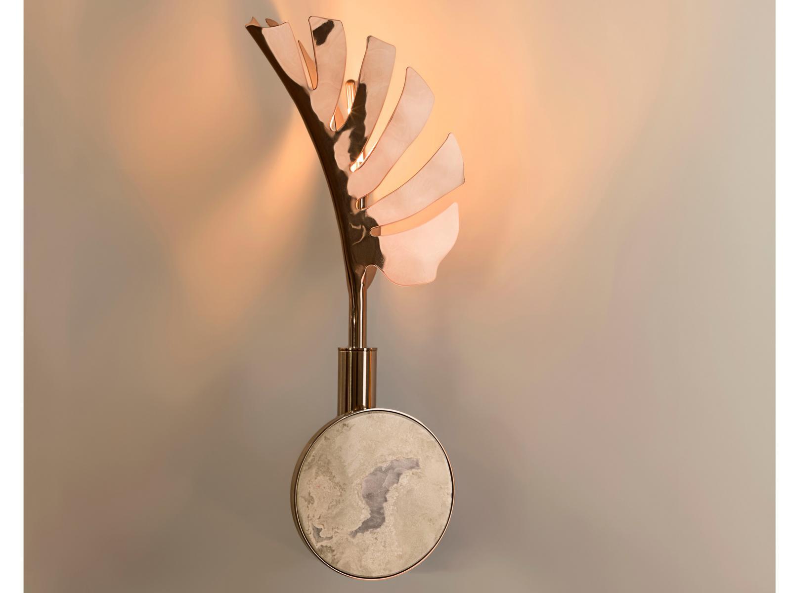 LED indirect light stainless steel wall light | Callia by Visionnair