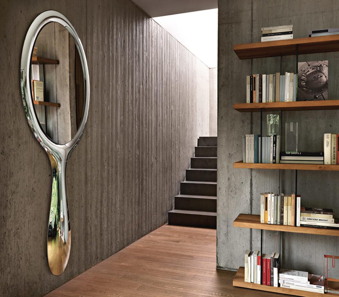 Oval mirror | Lollipop by Fiam