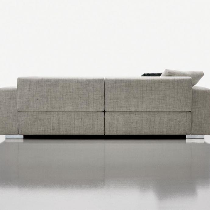 Sectional recliner fabric sofa | Turner by Molteni