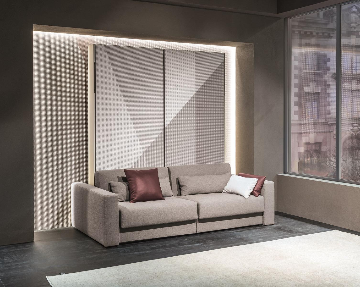 Convertible 2 seater fabric sofa | Ella & Louis by CLEI