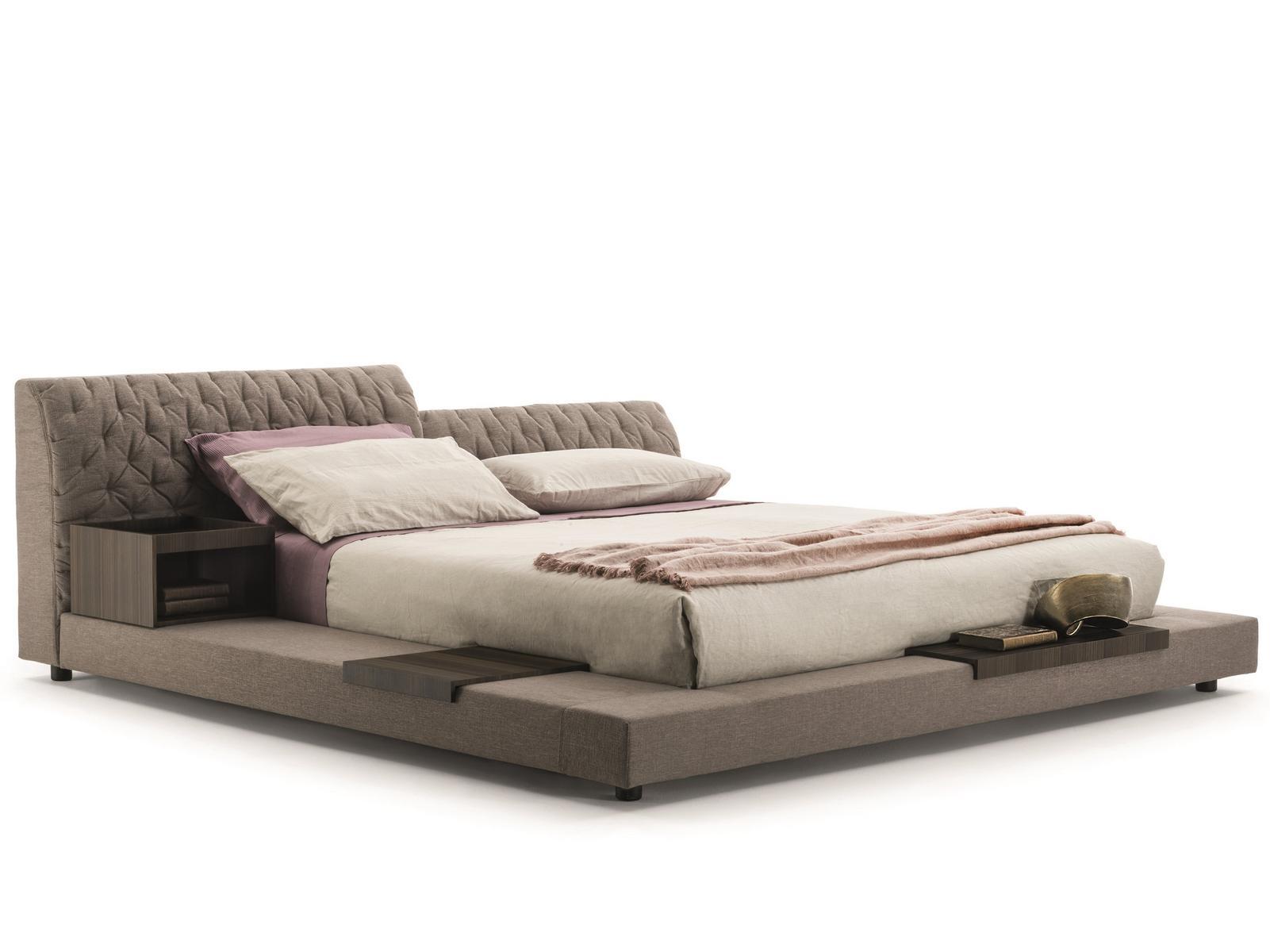 Double bed with tufted headboard | Miller by Frigerio