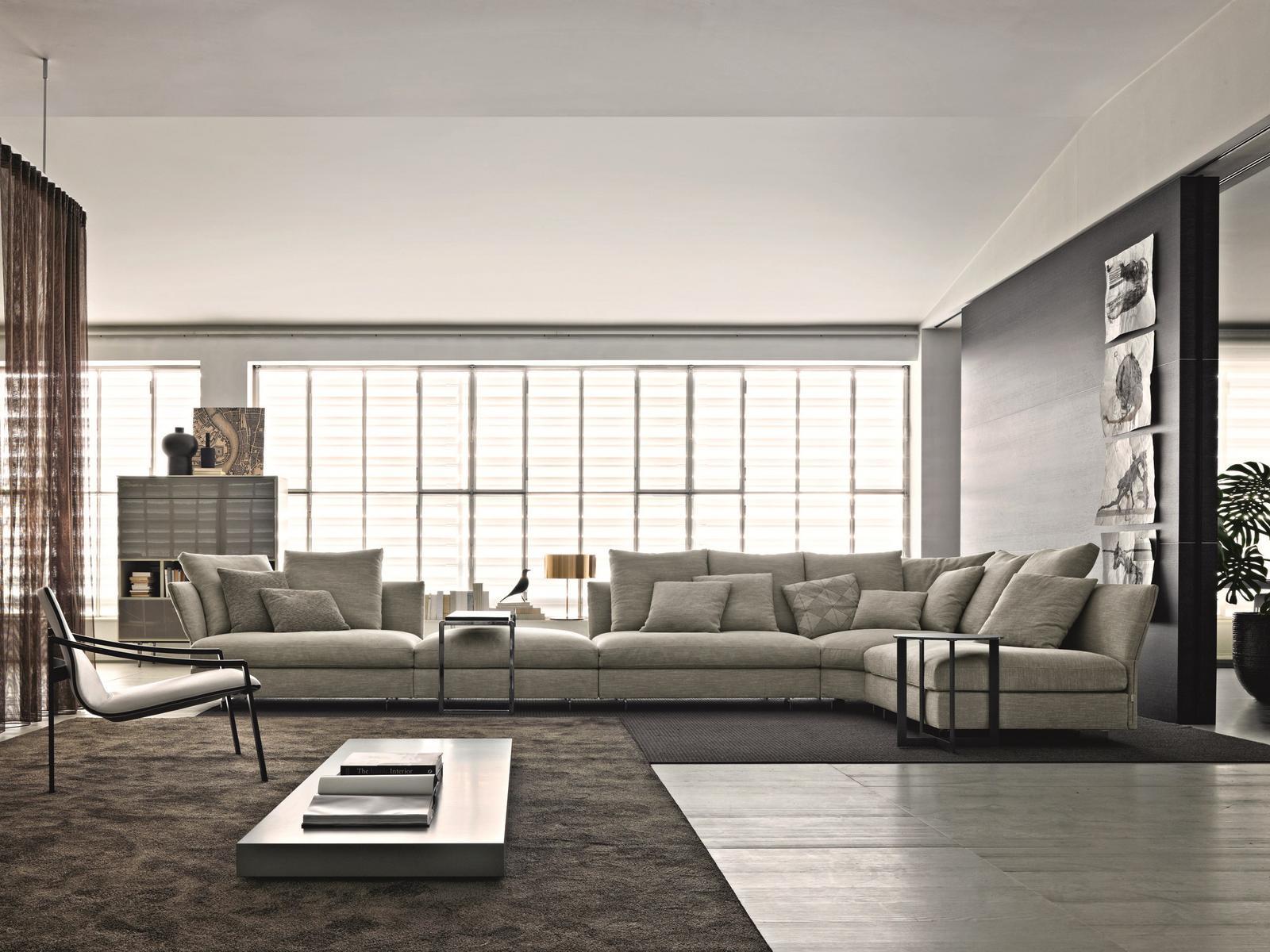 Metal armchair with armrests | Allure by Molteni