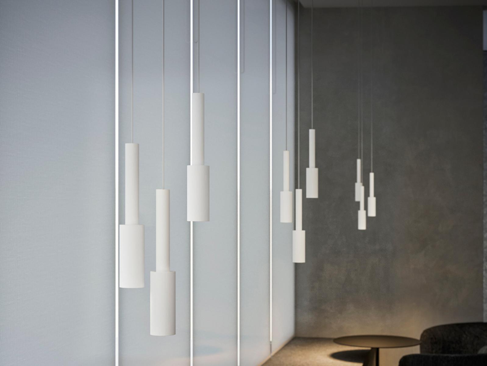 LED aluminium pendant lamp | Tubino by Panzeri