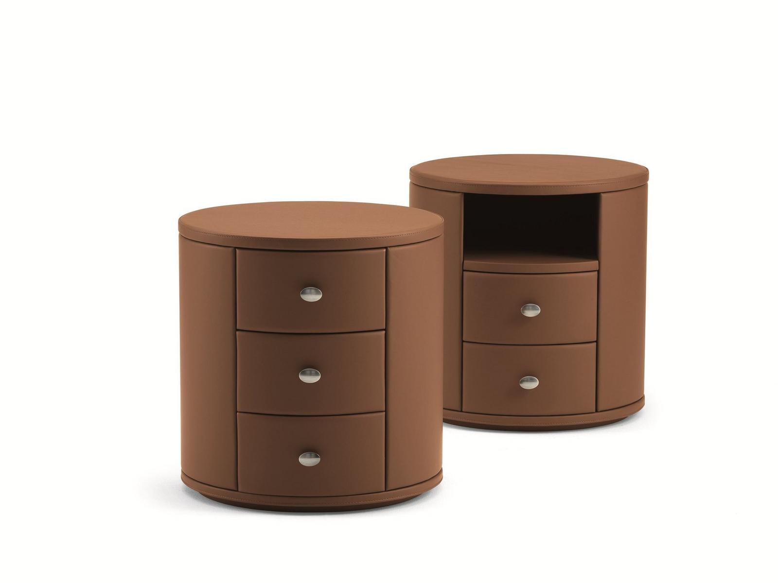 Rounded round bedside table | Condotti by Flou