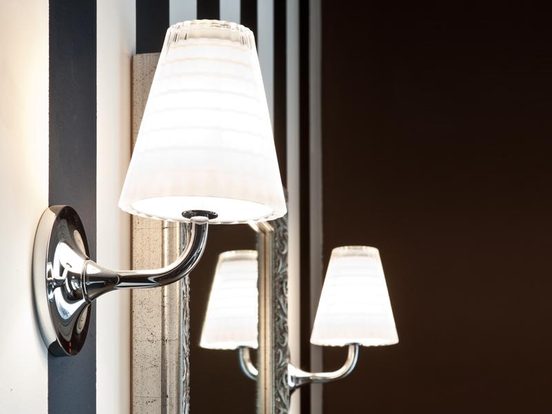 Crystal wall lamp | Flow by Fabbian