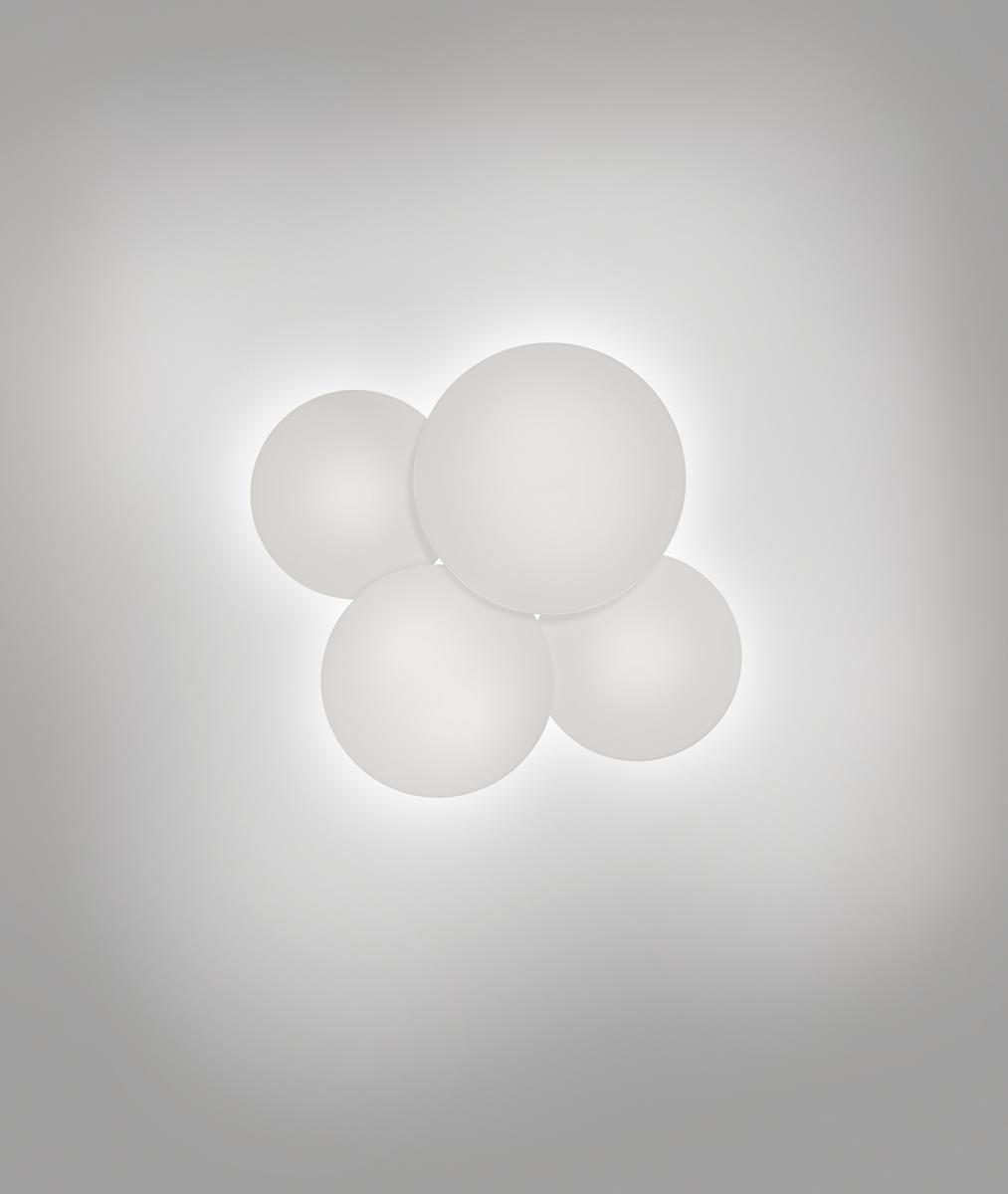 Blown glass ceiling lamp | Puck by Vibia