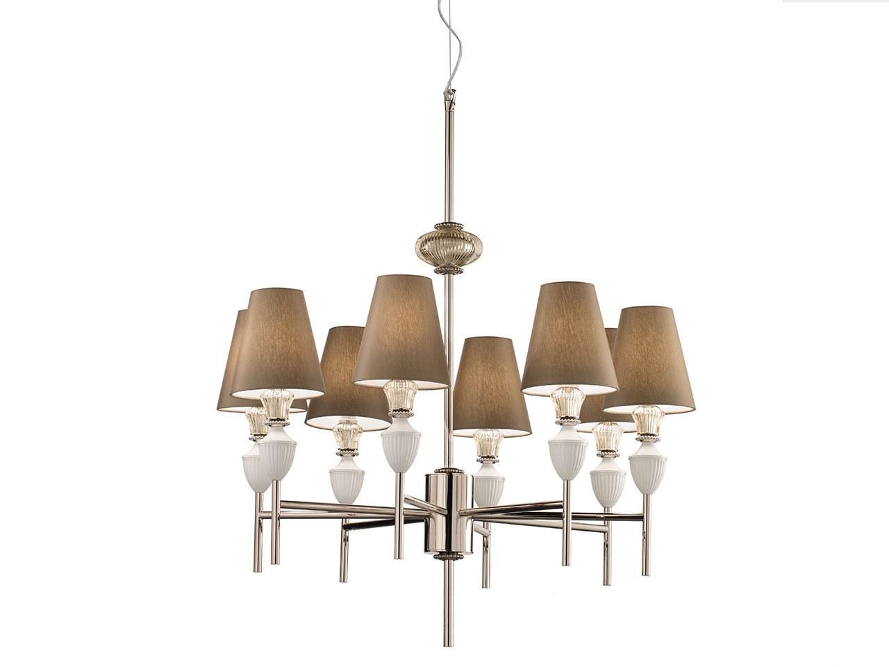 Indirect light crystal chandelier | Giuno by Italamp