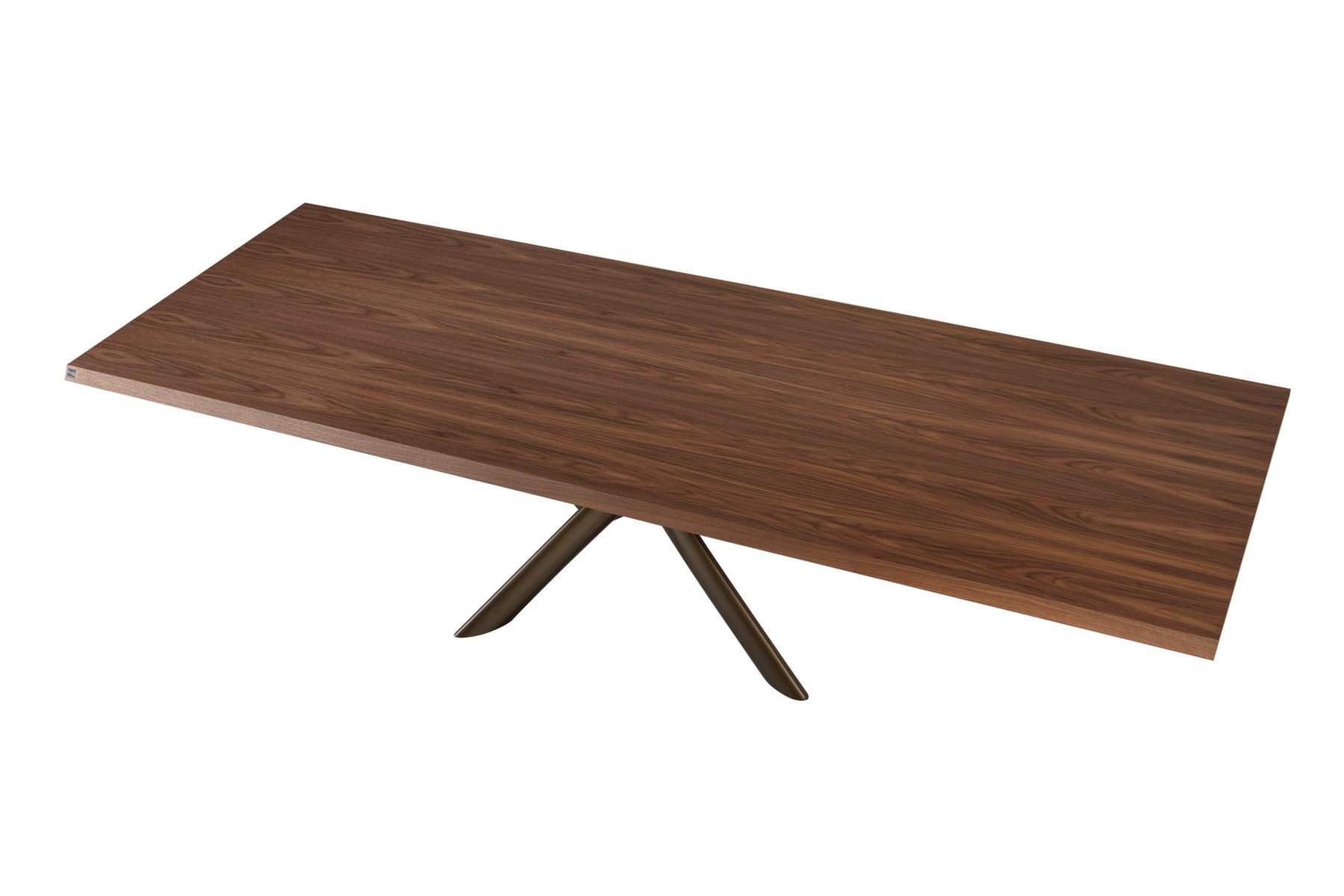 Rectangular walnut table | Style by Tonin Casa