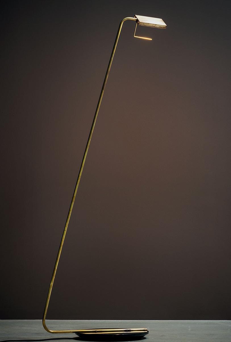 LED adjustable metal floor lamp | Blade by Baxter