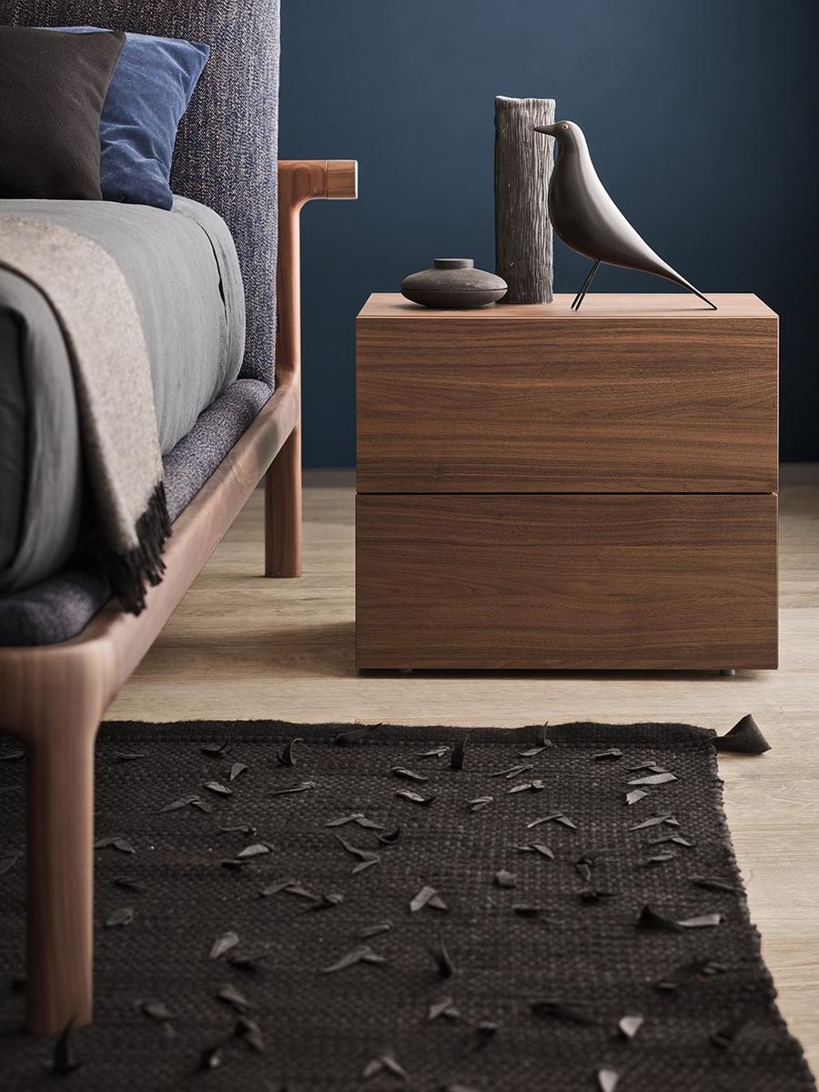 Rectangular wooden bedside table | People by Pianca