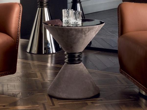Round metal coffee table | Angie by Longhi