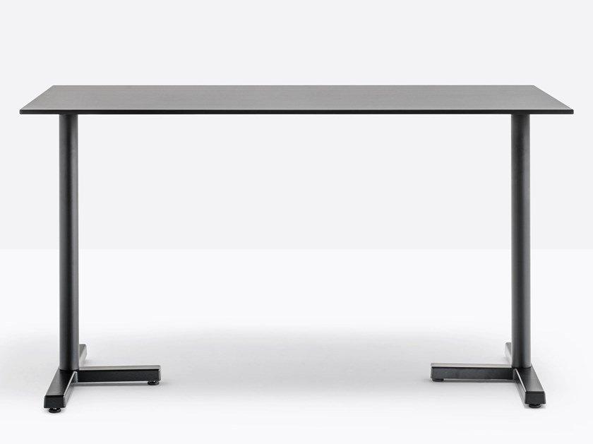 Rectangular powder coated steel table | Bold 4759 by Pedrali