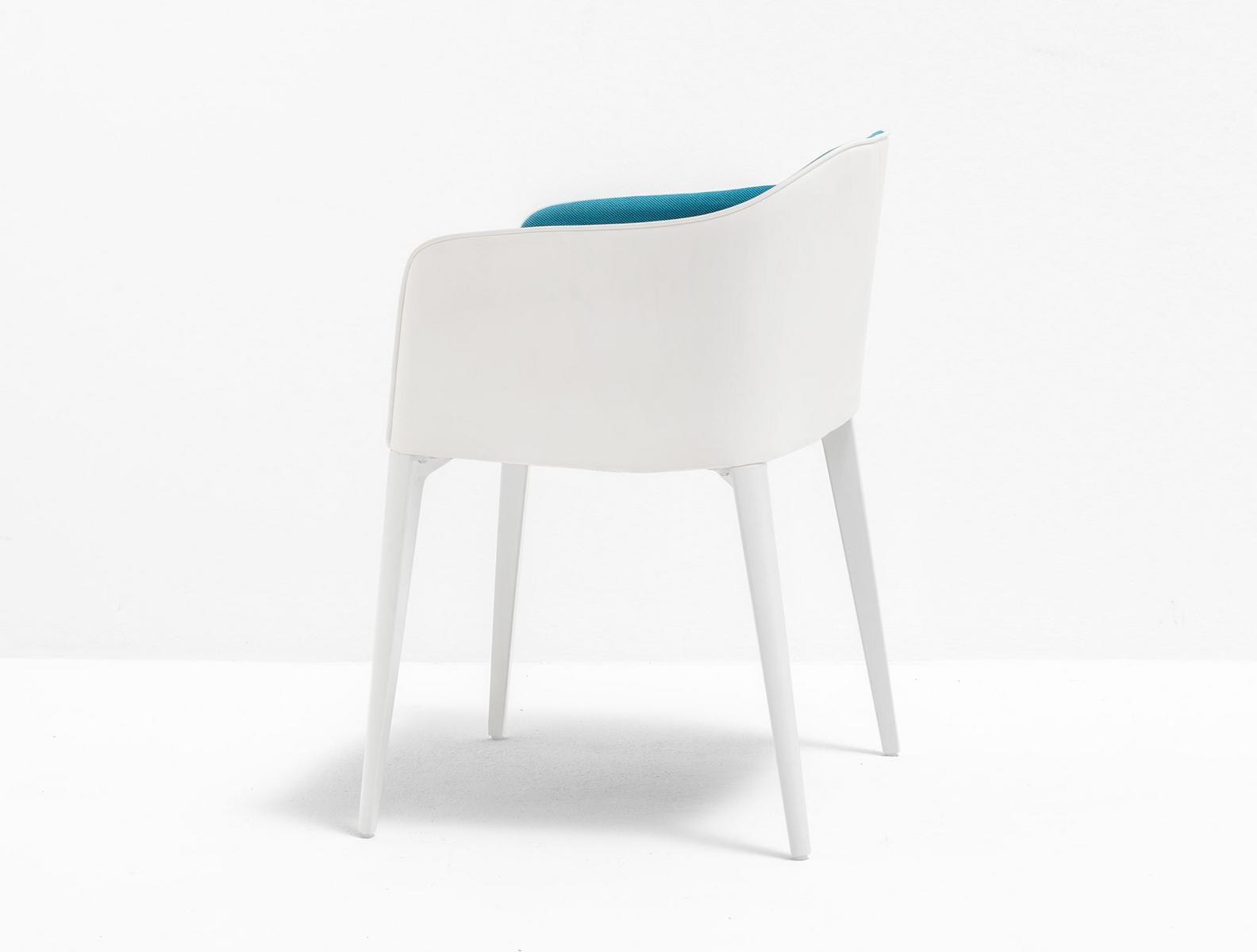 Upholstered chair with armrests | Laja 885 by Pedrali