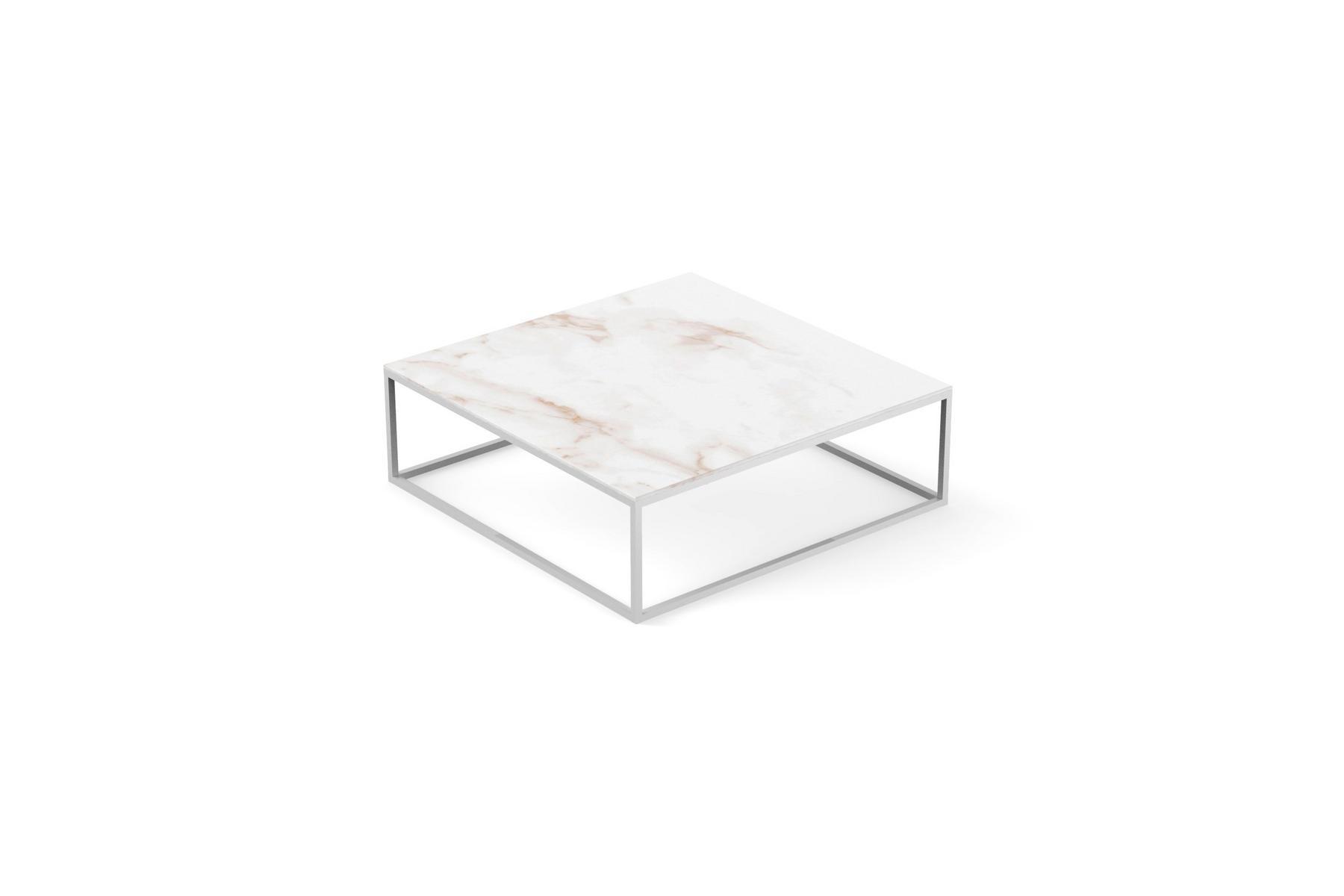 Low square garden side table | Pixel by Vondom
