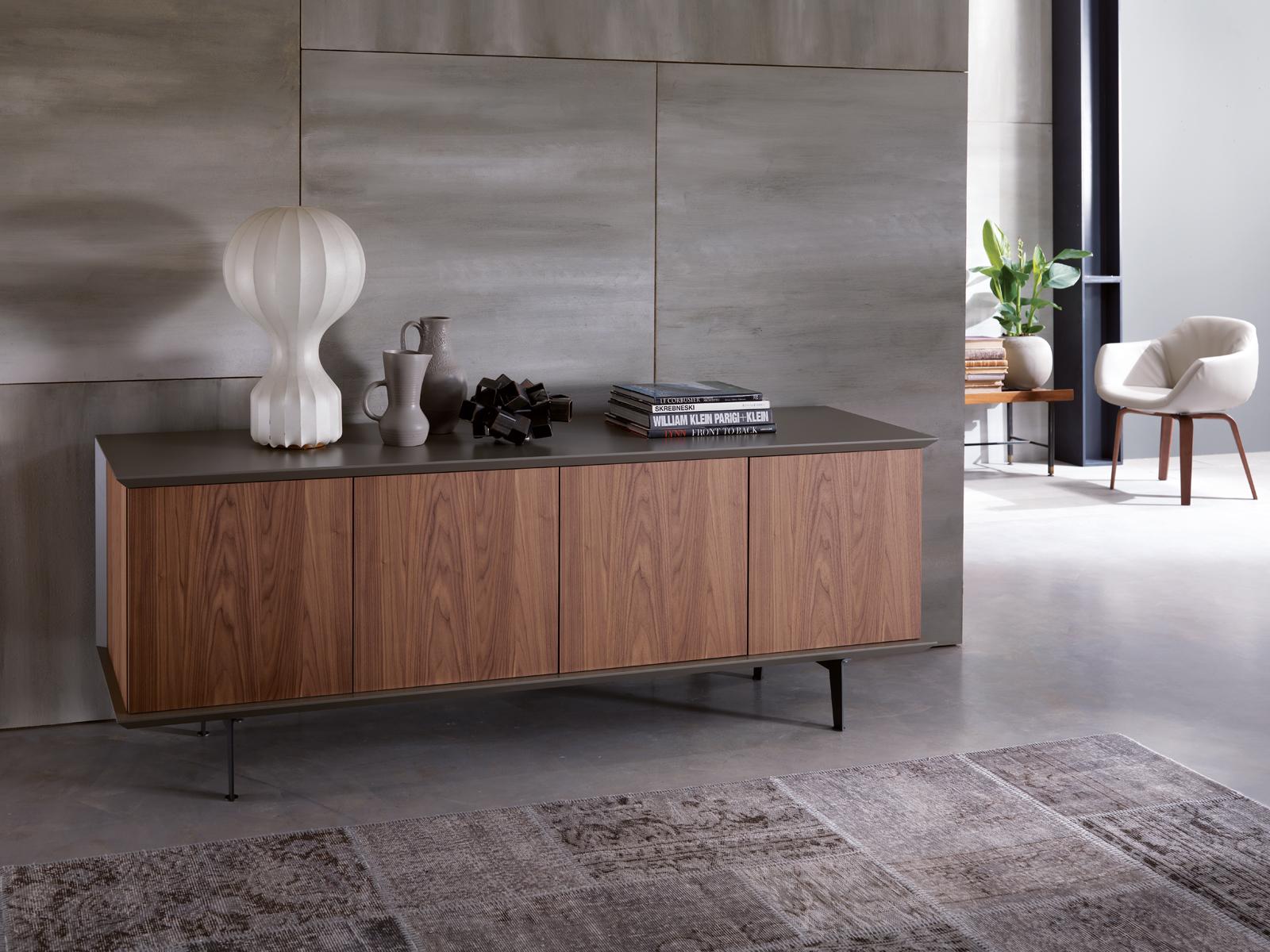 Wooden sideboard with doors | Brera by Ozzio Italia