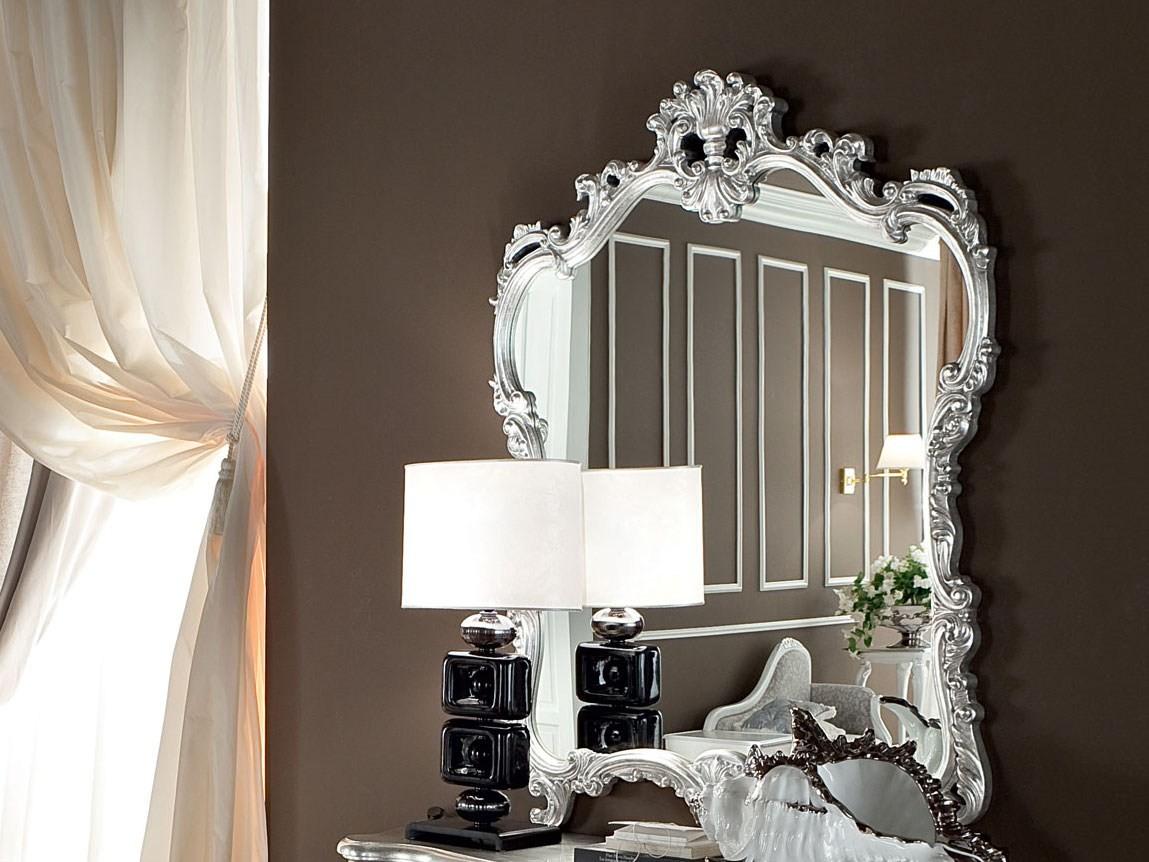Rectangular wall-mounted framed mirror | 13681 by Modenese Gastone