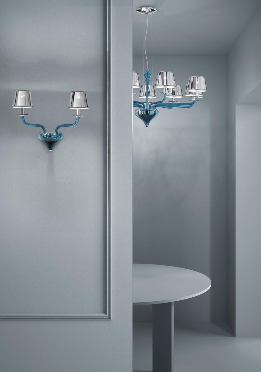 Glass chandelier | Sahara by Sylcom