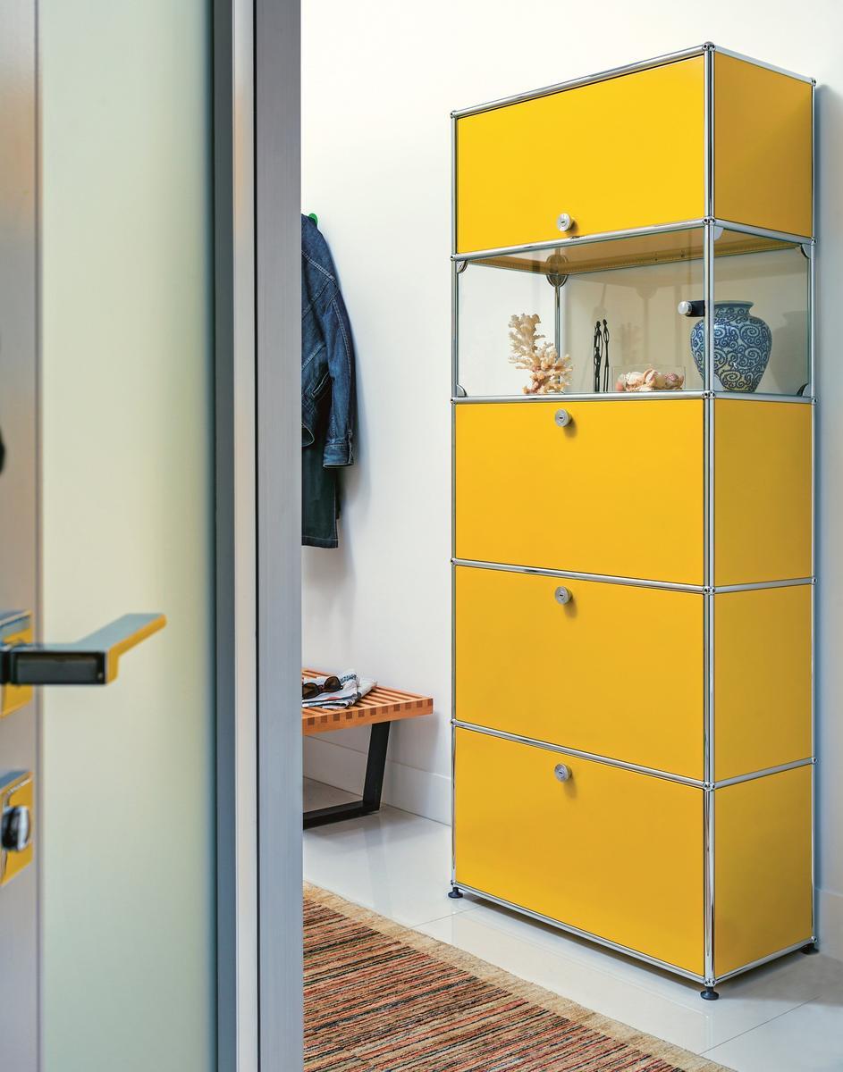 Sectional metal chest of drawers | Haller Living Room Storage by USM