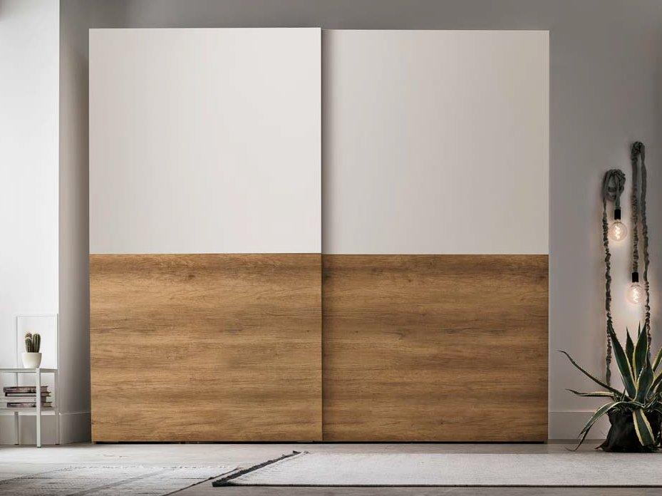 Sectional wardrobe with sliding doors | Double by Tomasella