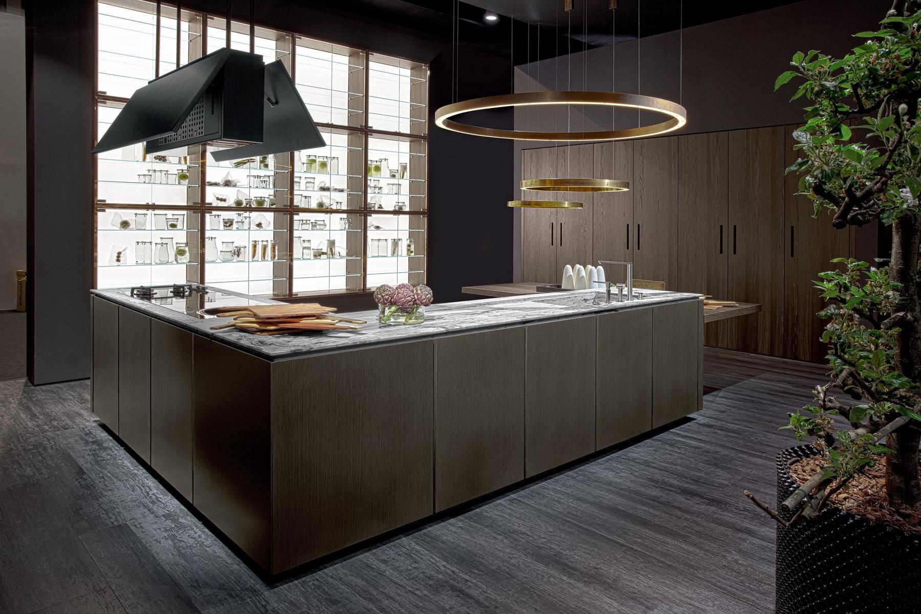 Fitted kitchen with island Rossana W75