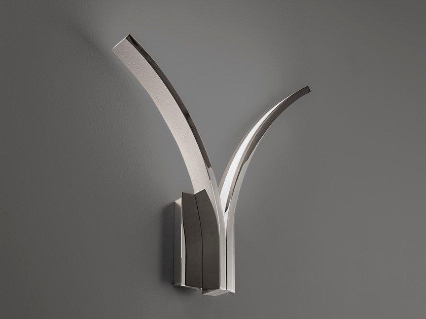 LED indirect light metal wall lamp with fixed arm | Stream W2 Xl by Ilfari