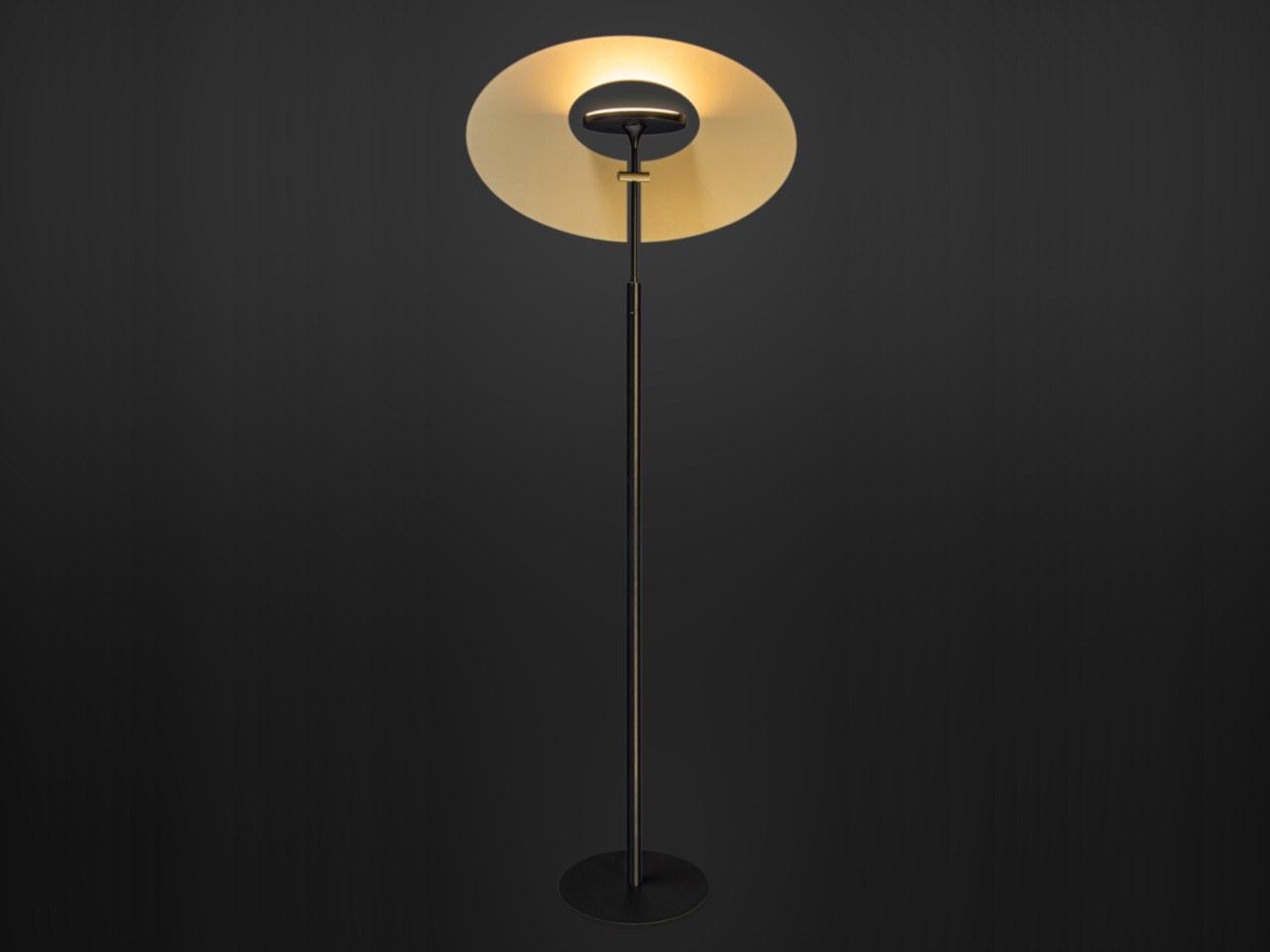 LED Anodized aluminium floor lamp | Eye In The Sky F1 by Ilfari