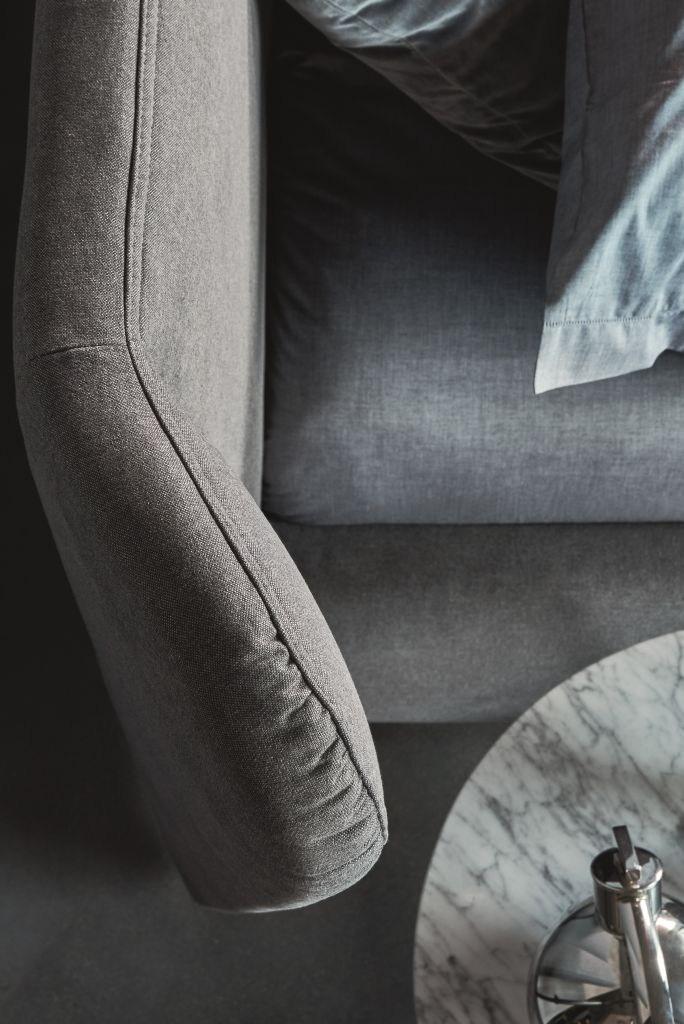 Double bed with upholstered headboard | Opus 2.0 by Ditre Italia